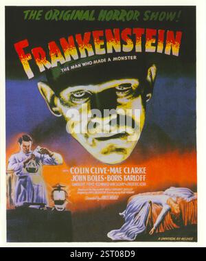 Frankenstein 1931 Boris Karloff Stock Photo - Alamy