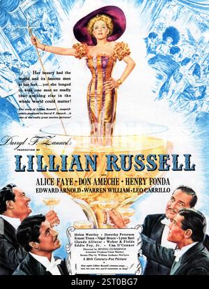 LILLIAN RUSSELL [US 1940] ALICE FAYE as Lillian Russell, DON AMECHE