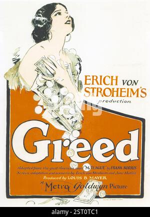  Greed Directed By Erich Von Stroheim In 1924 Is A Silent Film That 