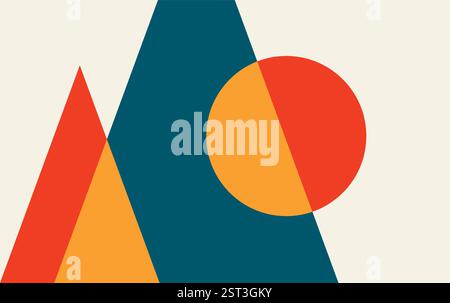 High Mountain Abstract Geometric Background Vector Stock Vector