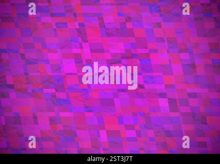Abstract textured background with purple colorful rectangles. Beautiful futuristic dynamic geometric pattern design. Vector illustration Stock Vector