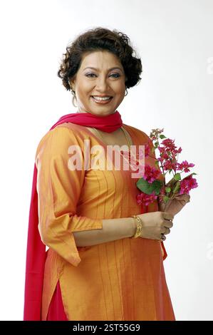 South Asian Indian woman Swati Chitnis (leading bollywood stage and TV artiste) Stock Photo