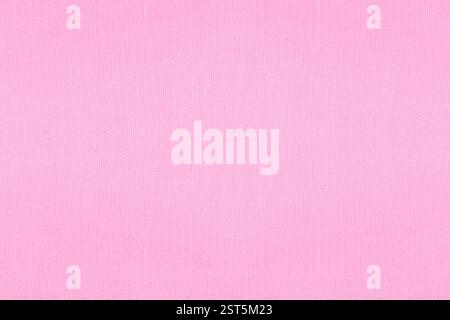 Silk blended cotton fabric wallpaper texture pattern background in light pale sweet pink color Stock Photo