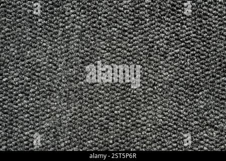 Grey carpet rug texture background from above, design element Stock Photo