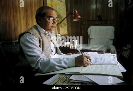 Man working in Office Stock Photo