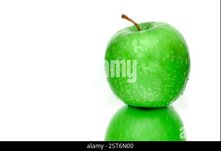 delicious fresh apple ready to eat Stock Photo