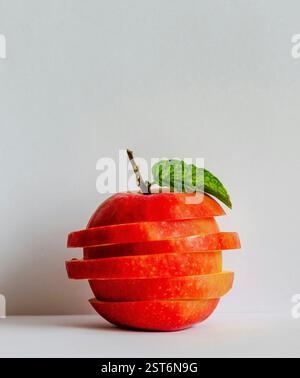 delicious fresh apple ready to eat Stock Photo