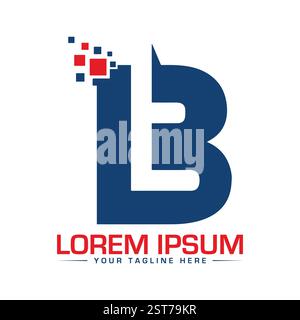 TB Letter Logo Design Stock Vector