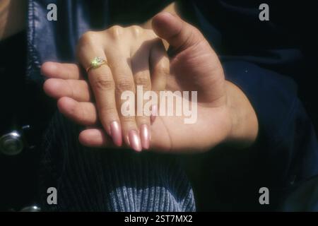 Man and woman hand in hand MR#364 Stock Photo