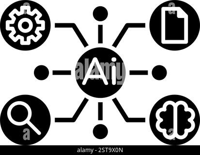 Generative AI hub icon Stock Vector Image & Art - Alamy