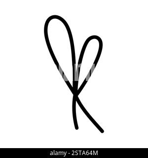 rope knot hand drawn color vector illustration Stock Vector Image & Art ...