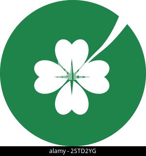 Clover logo icon design template Stock Vector