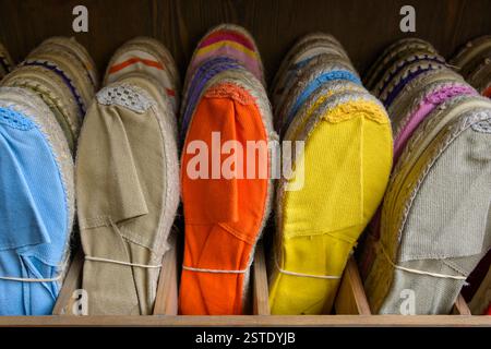 Colorful espadrilles Stock Photo