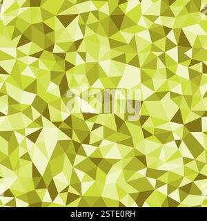 Vector science background. Small triangles size. Repeatable pattern. Lemon Sorbet color palette. Trending vector tiles. Seamless vector illustration. Stock Vector