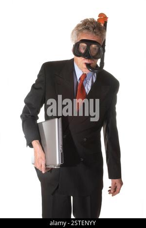 Well dressed in stress Stock Photo