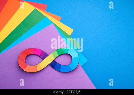 Autism neurodiversity infinity symbol with colorful pop tube letters ...