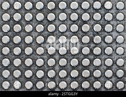 Tactile paving texture Stock Photo
