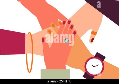 Collaboration teamwork and unity concept Stock Photo - Alamy