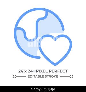 Environmental care duotone color ui icon Stock Vector