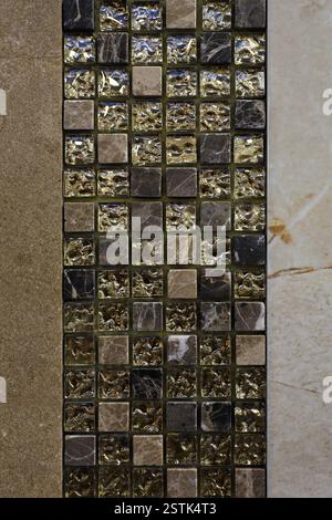 Golden Tiles Stock Photo