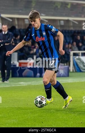 Charles De Ketelaere of Atalanta BC. battle for the ball with Jamil