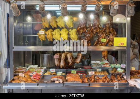 Roasted Ducks Stock Photo