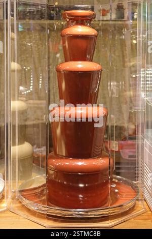 Chocolate Fountain Stock Photo