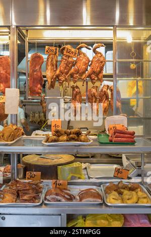 Roasted Ducks Stock Photo