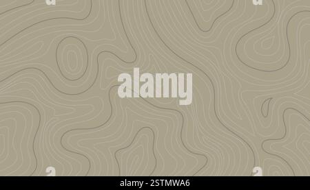 Brown abstract map contour lines background Stock Vector Image & Art ...