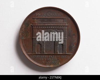 Medal; Designed by Bertrand Andrieu (French, 1761 - 1822); cast bronze ...