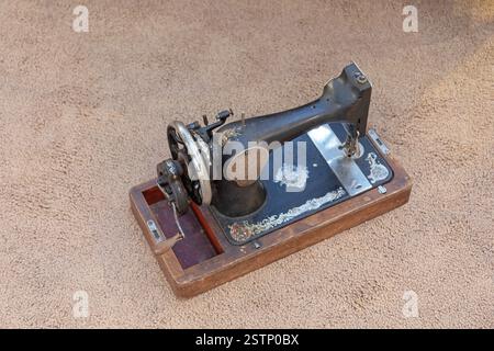 Vintage Sewing Machine Stock Photo