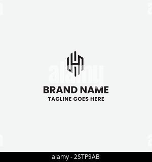 Abstract Premium branding letter N logo design template Stock Vector ...