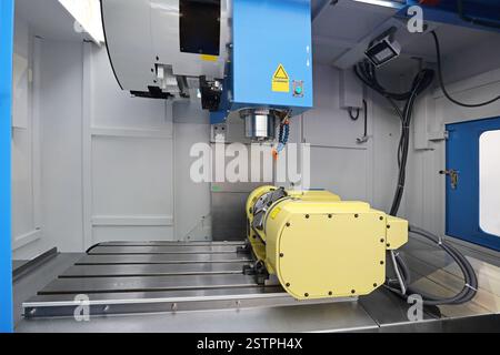 Machining Milling Center Stock Photo