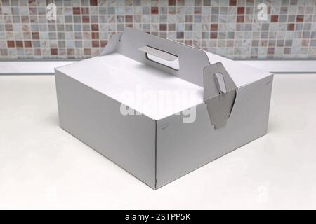 Cake in Box Stock Photo