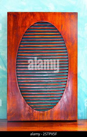 Oval wood Stock Photo