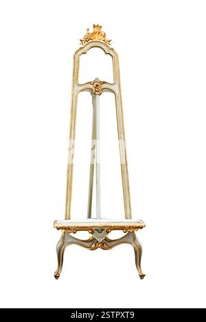 Floor easel isolated Stock Photo