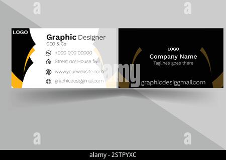Business card design Stock Vector