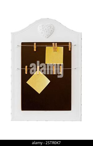 Sticky notes board Stock Photo