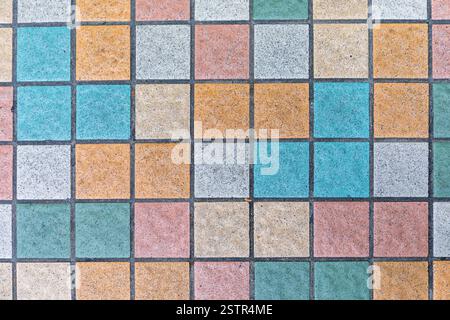 Mosaic Wall Tiles Stock Photo