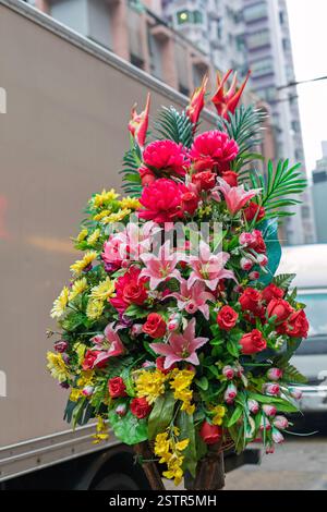 Artificial Flowers Bouquet Stock Photo