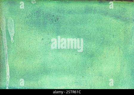 Painted Green Wall Stock Photo