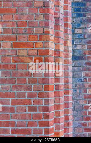 Brick Wall Corner Stock Photo