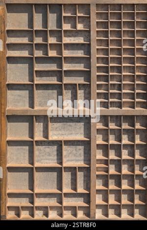 Printer Drawers Stock Photo
