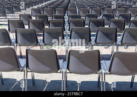 Audience Event Chairs Stock Photo