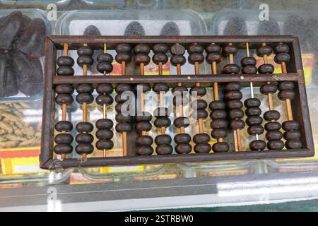 Abacus Calculator Stock Photo