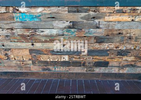 Burned Wooden Wall Stock Photo