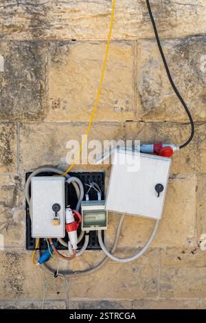 Electric Power Box Stock Photo