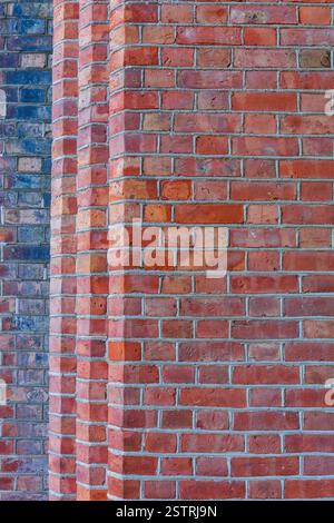 Corner Brick Wall Stock Photo
