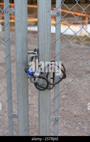 Combination Wire Lock Stock Photo