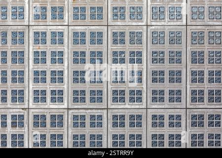 Concrete Glass Bricks Stock Photo